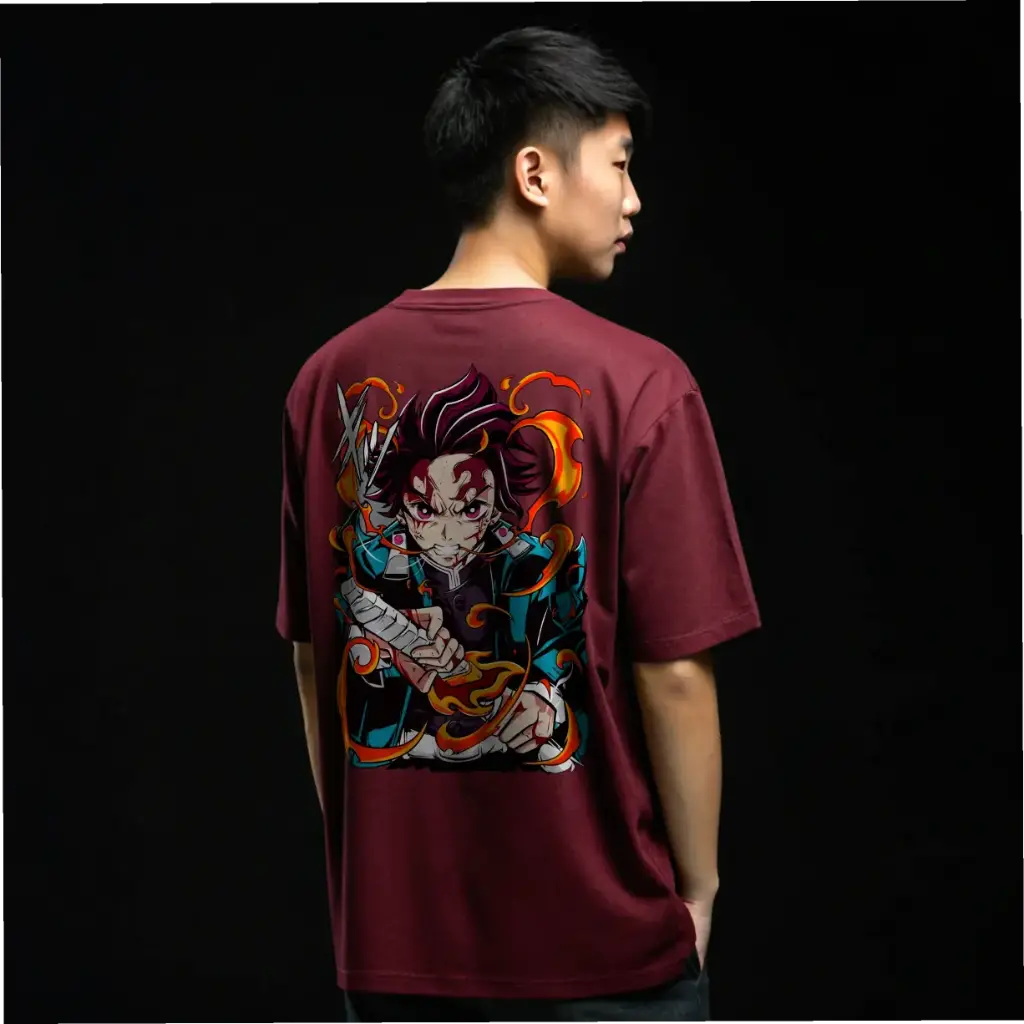 Demon slayer oversized tshirt