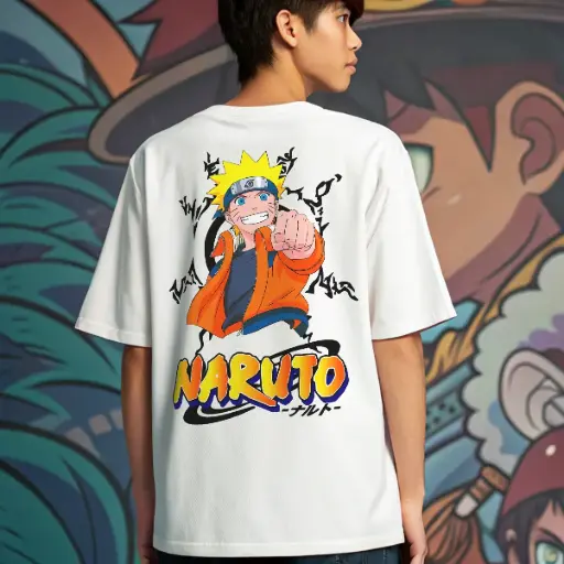 Naruto anime oversized tshirt